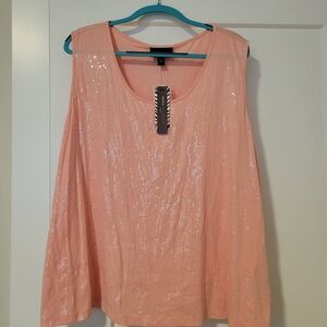 New Plus Size Pink Women's Top, Size 3X